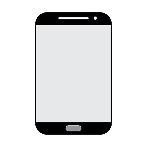 Cell phone icon logo vector design template