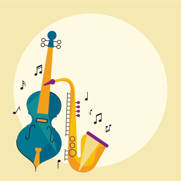 cello and saxophone