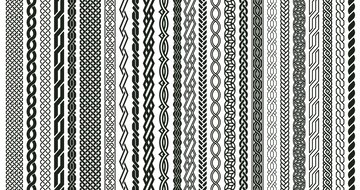 Premium Vector  Celtic braids patterns. braided irish pattern