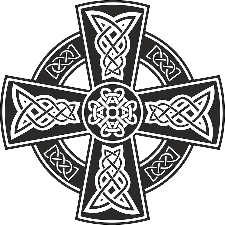 Vector celtic cross
