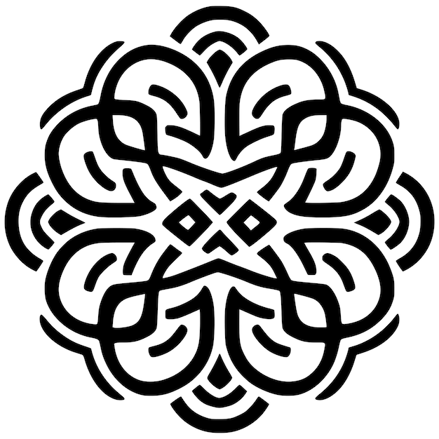 Celtic ornament style frame template