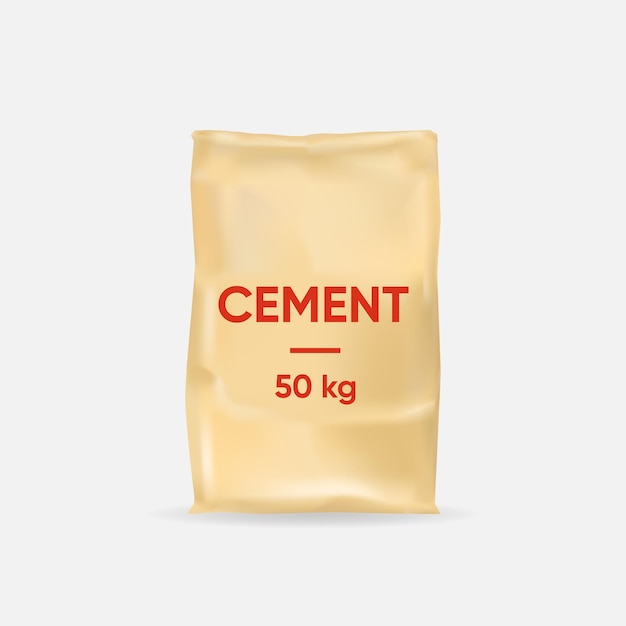 Cement bag template Thick paper bag 50 kg for construction