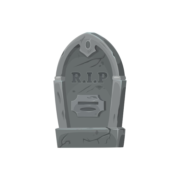 Vector cemetery tomb grave stone halloween graveyard