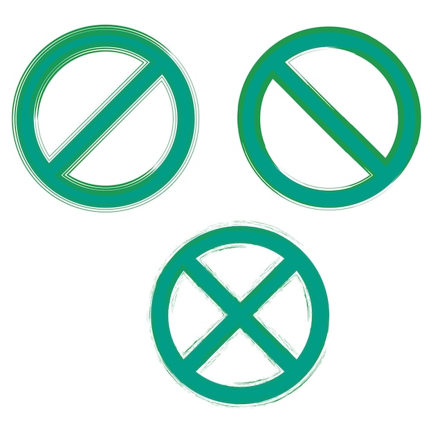 Vector censor sign prohibition icon no sign vector illustration eps 10 stock image