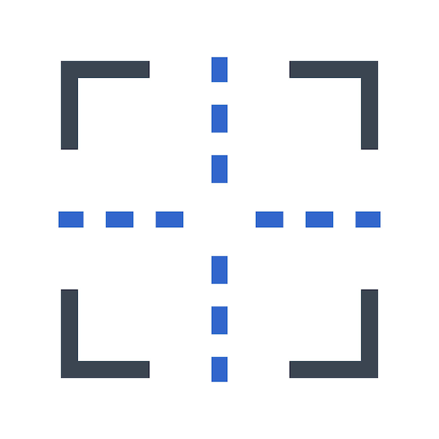 Center grid icon