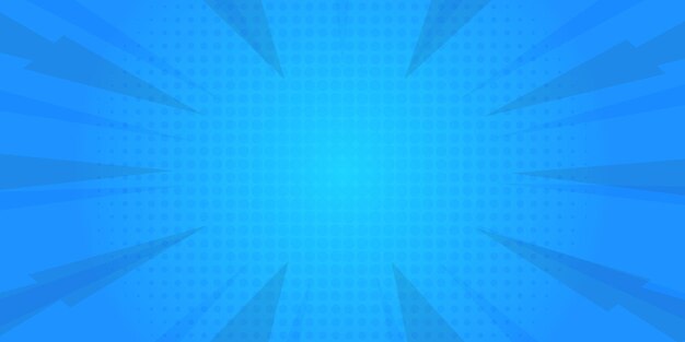 Vector centered blue halftone background template