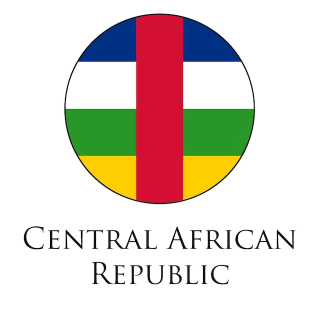 Vector central african republic flag