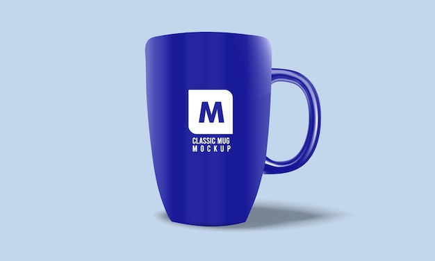 ceramic coffee cup mug mockup design with a background