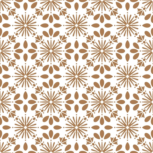 Ceramic floor tiles vintage vector pattern