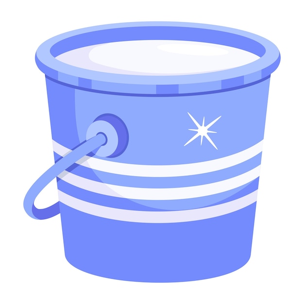 Vector ceramic milk jug icon in flat style