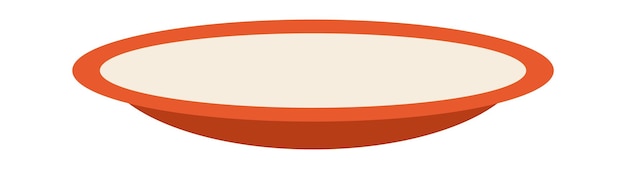 Ceramic saucer icon Vector illustration