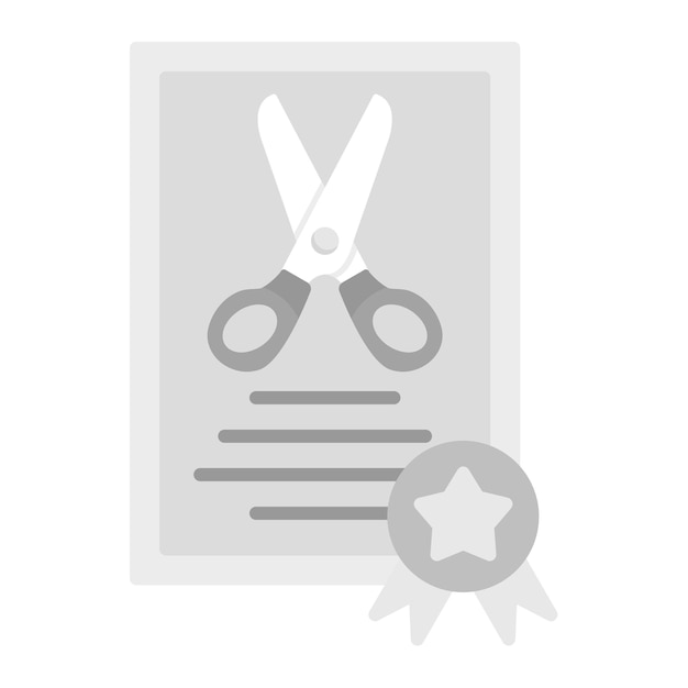 Certificaat icoon vector afbeelding Kan worden gebruikt voor kapsalon