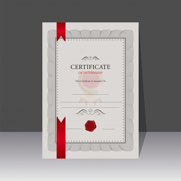 Certificaat ontwerp.