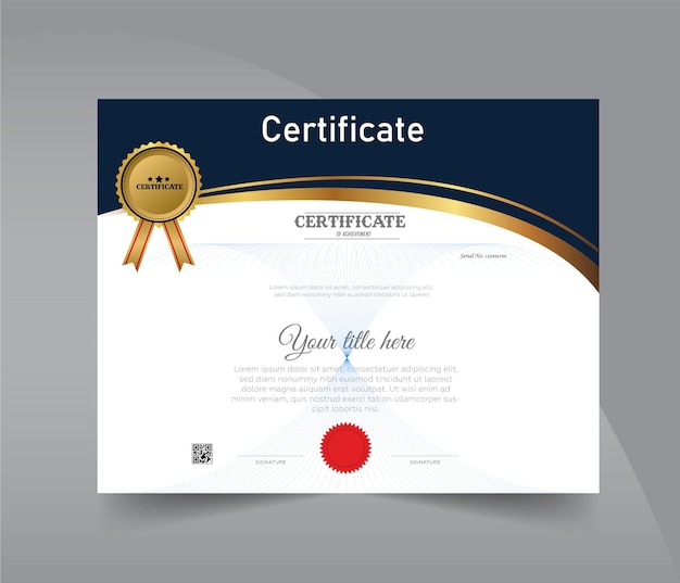 A certificate of achievement is shown in this image.