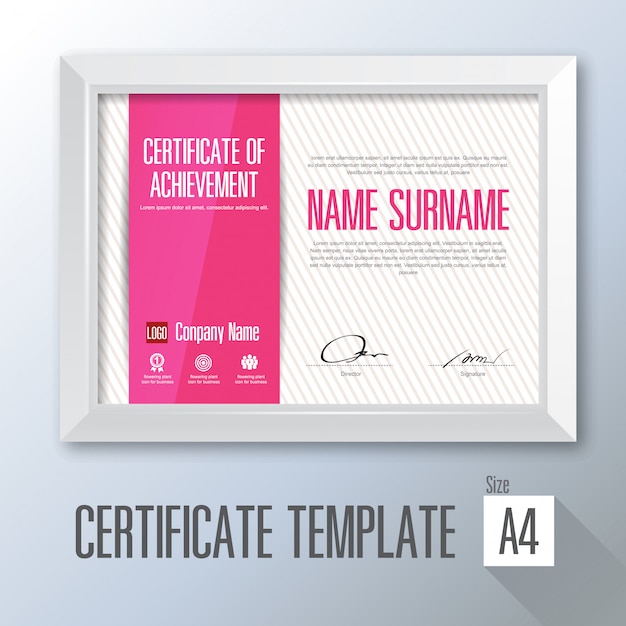 Certificate of appreciation award template.