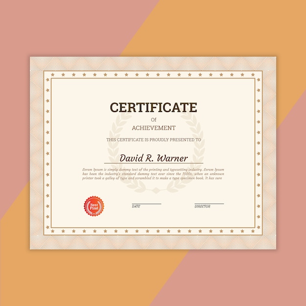 Certificate of Appreciation Template