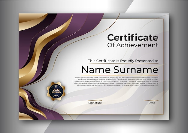 Certificate design  template