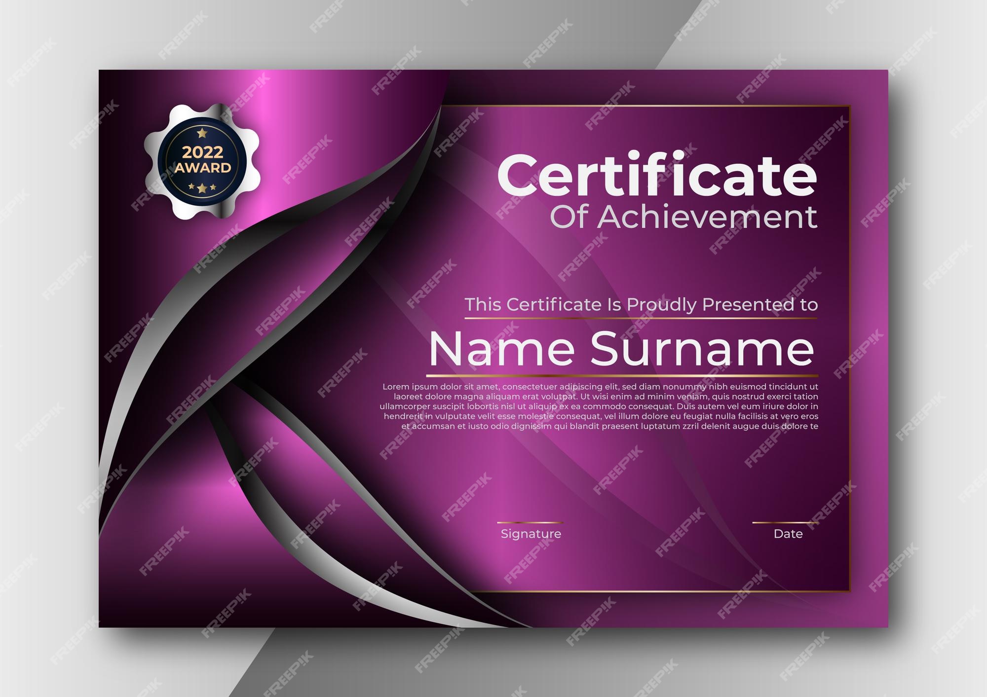 art-certificate-template-free