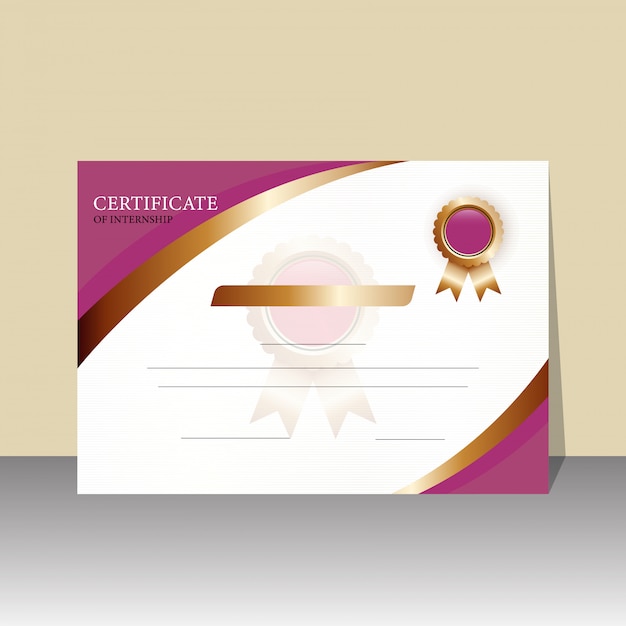Certificate design.