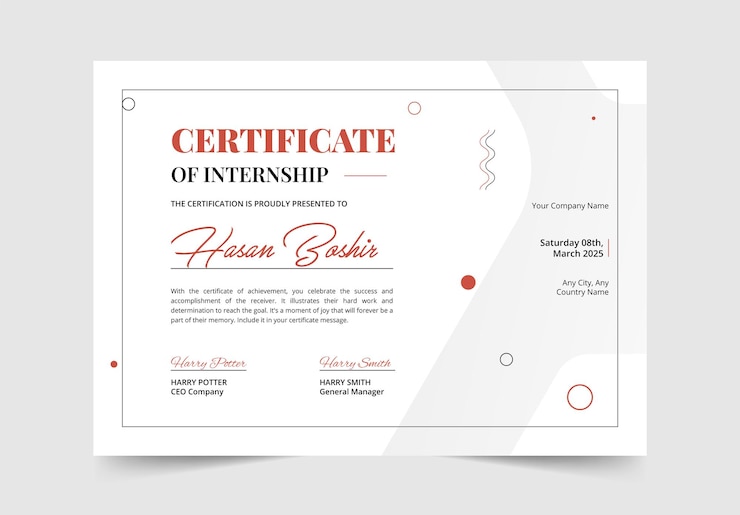 Vector certificate design