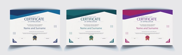 Certificate design