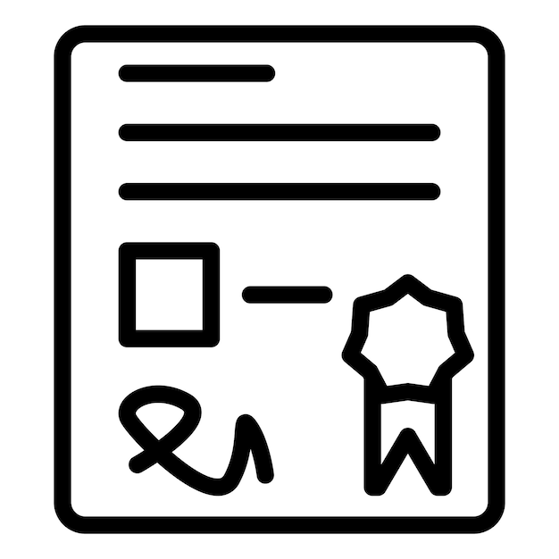 Certificate Icon Style