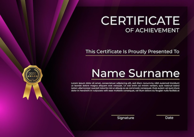 certificate illustration