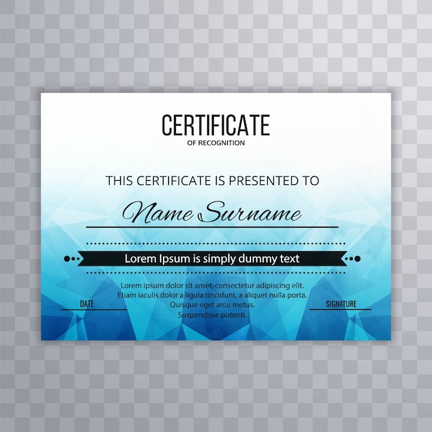 Certificate Premium template 