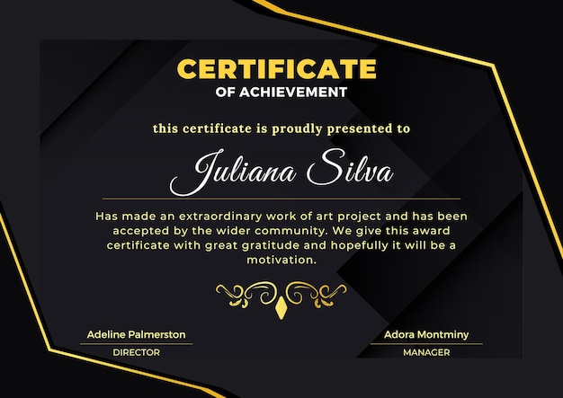 Certificate Template