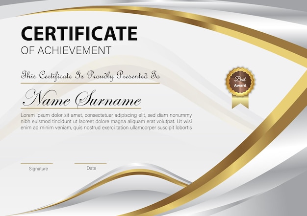 certificate template