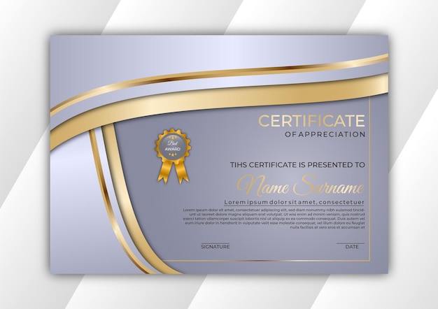 Certificate template