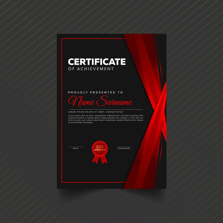 Certificate Template