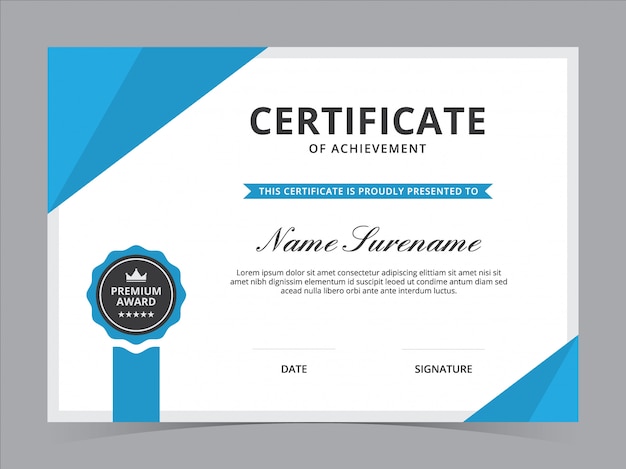 Certificate Template