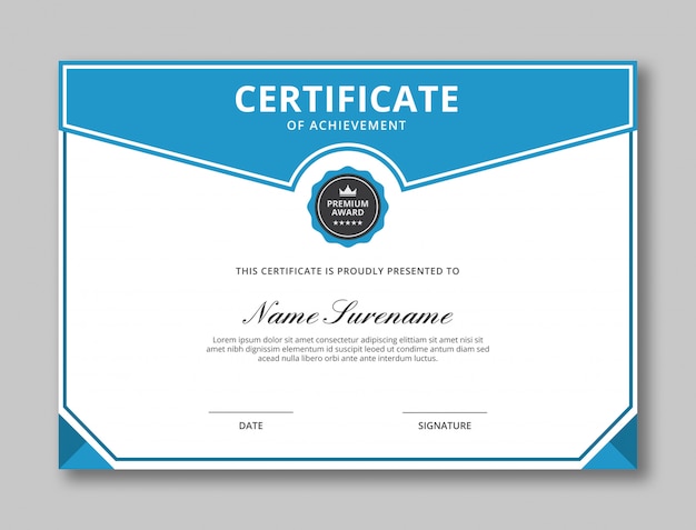 Certificate Template