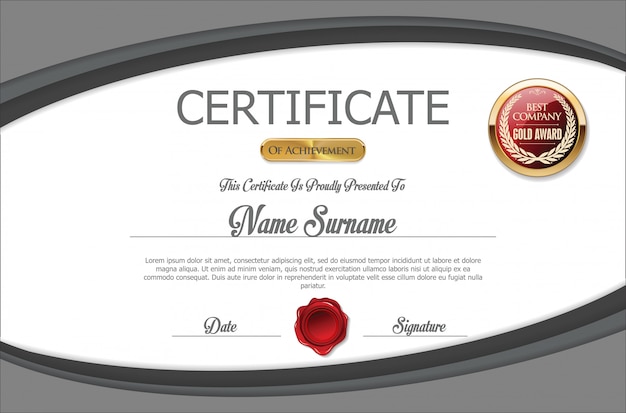 Vector certificate