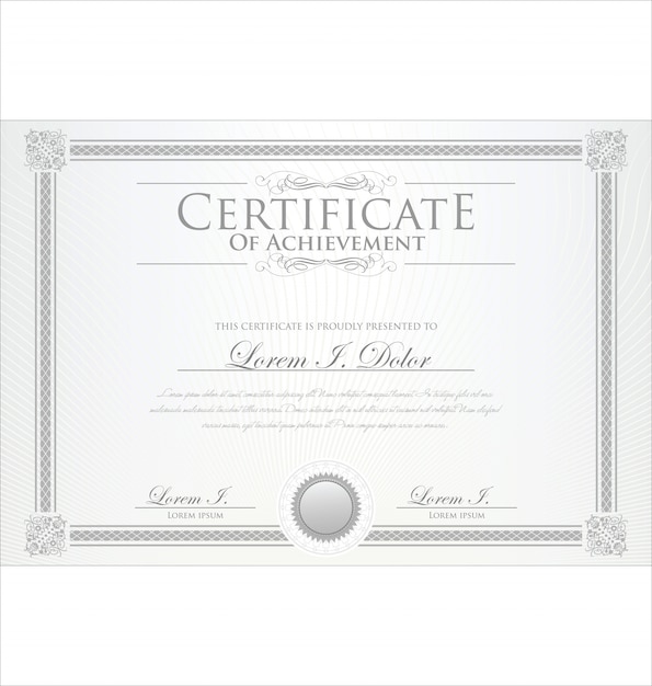 Vector certificate