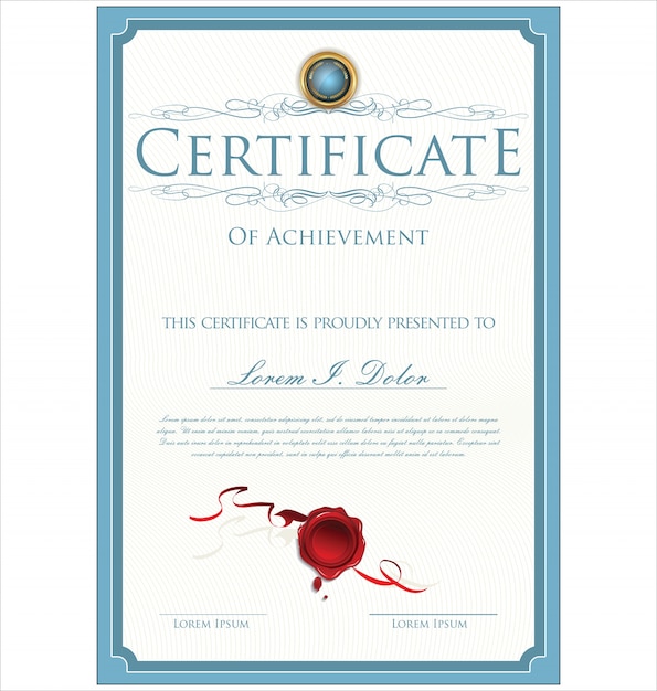 Vector certificate