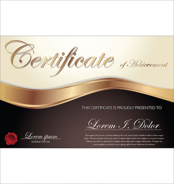 Vector certificate