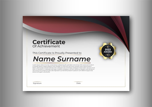 Vector certificate