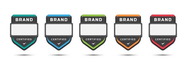 Сертификационный значок с логотипом для уровней игрового бренда компании критерии обучения корпоративной лицензии