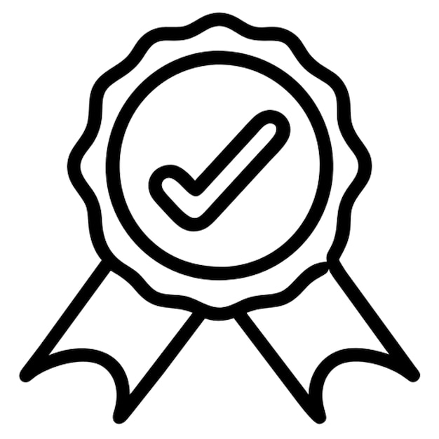 certificeer icoon icoon outline