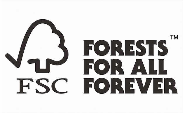 Certificering Logo Internationaal etiket FSC Forest Stewardship Council Handelsmerken Standaard bos voor