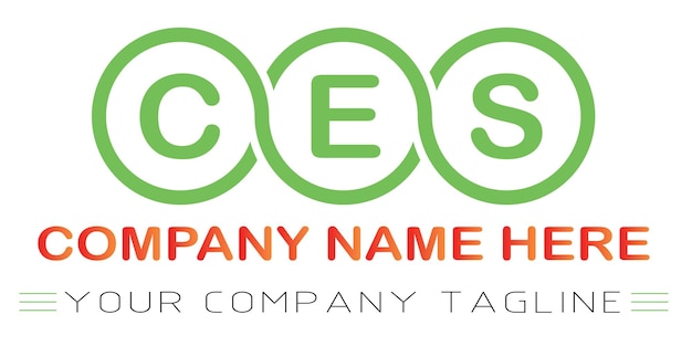 Vector ces letter logo design