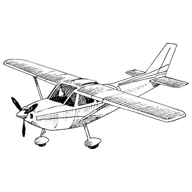 Иллюстрация самолета cessna