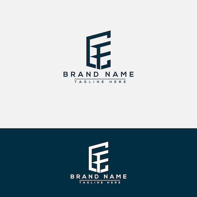 CF Logo Ontwerp Sjabloon Vector Grafische Branding Element