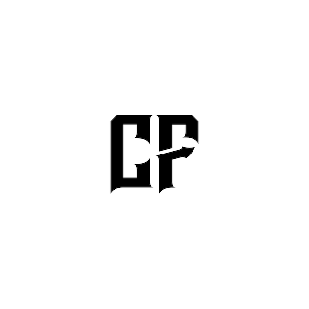 CF モノグラムロゴ デザイン文字 テキスト名 シンボル モノクロロゴタイプ アルファベット文字 シンプルロゴ