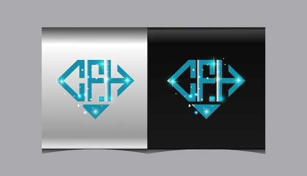 CFH eerste modern logo ontwerp vector pictogrammalplaatje