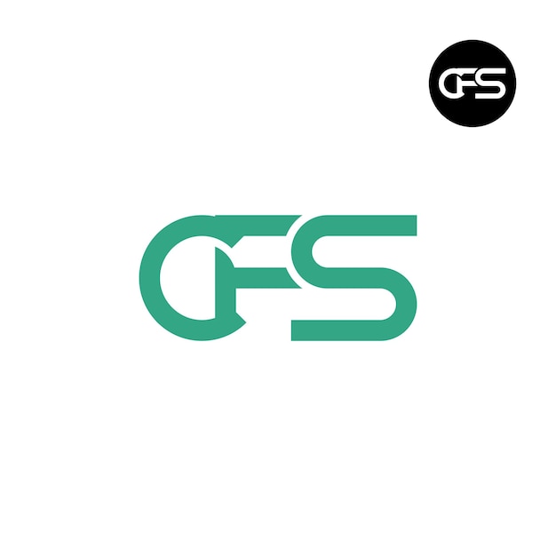 CFS Letter Monogram Logo Design (ontwerp van het logo van het lettermonogram van het CFS)