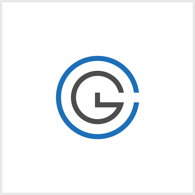 Вектор Логотип буквы cg