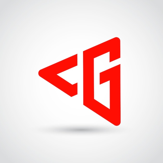 CG logo design vector graphics